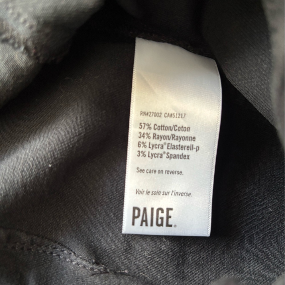 Paige Jeans Black Buttoned Jumpsuit With Belt Size 0 - Picture 6 of 9